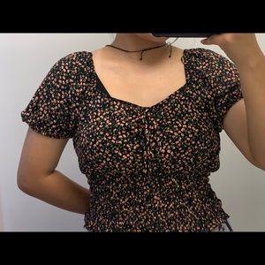 Floral Cropped Top